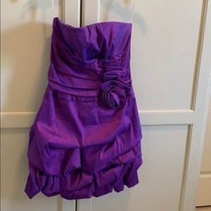 Purple prom dress